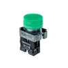 Кнопка в кожухе, зеленая 1NO