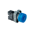 Кнопка в кожухе, синяя 1NO, изображение 4
