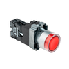 Кнопка с подсветкой красная 220V 1NC, изображение 3