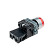 Кнопка с подсветкой красная 220V 1NC, изображение 4