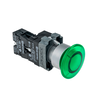 Кнопка грибовидная без фиксации, с подсветкой, 24V, 1NO, зеленый, изображение 3