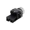 Кнопка плоская синяя с подсветкой, 24V AC/DC, 1NO, IP67, металл, изображение 4