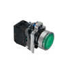 Кнопка зеленая с подсветкой, 1NO, 220V AC/DC, IP65, металл, изображение 3