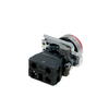 Кнопка красная с подсветкой, 1NС, 24V AC/DC, IP65, металл, изображение 4