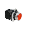 Кнопка красная с подсветкой, 1NС, 220V AC/DC, IP65, металл, изображение 3