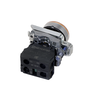 Кнопка желтая с подсветкой, 1NO, 24V AC/DC, IP65, металл, изображение 4