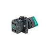 Переключатель  на 2 положения с фиксацией и подсветкой,  зеленый, 1NO, 24V AC/DC, IP65, пластик, изображение 3