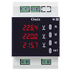 Вольтметр трехфазный на DIN-рейку Omix D3-V3-3-N2, изображение 2