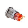 Кнопка IP67, без подсветки, с возвратом, 1NO+1NC, изображение 2