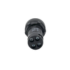 Кнопка желтая выступающая с подсветкой, 1NO, 220V AC, IP54, пластик, изображение 5