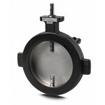 Клапан БАТТЕРФЛЯЙ, фланцевый, PN6/10/16, DN150, KVS 2100 (VKF41.150)