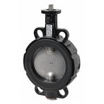 Клапан БАТТЕРФЛЯЙ, фланцевый, PN6/10/16, DN125, KVS 1010, ПЛОТНОЕ ЗАКРЫТИЕ (VKF46.125)