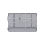 Заглушка для одноуровневых клемм push-in, 6 мм², серая (уп. 20шт.)