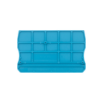 Заглушка для одноуровневых клемм push-in, 6 мм², синяя (уп. 20 шт.)