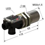 Индуктивный датчик VB2-30M115-10B84-T (ВБ2.30М.115.10.8.4.Т)