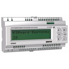 ПЛК63 контроллер с HMI для локальных систем в корпусе на DIN-рейку с AI/DI/DO/AO