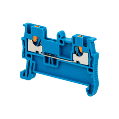 Клемма push-in проходная, 1.5 мм², синяя