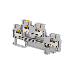 Клемма push-in двухуровневая, 4 мм²