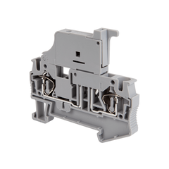 Клемма пружинная с держателем предохранителя, 4 мм², индикация 24В