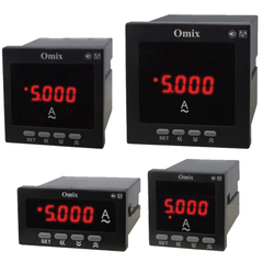 Амперметр однофазный щитовой с релейным выходом и RS-485 Omix A1-1-K-RS485-N2