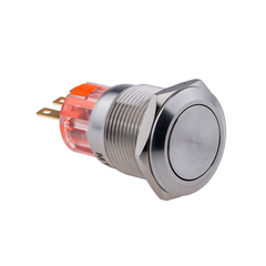 Кнопка IP67, без подсветки, с возвратом, 1NO+1NC