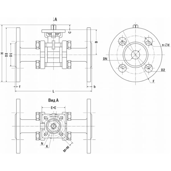 КПР-3Ф с пневмоприводом, изображение 2