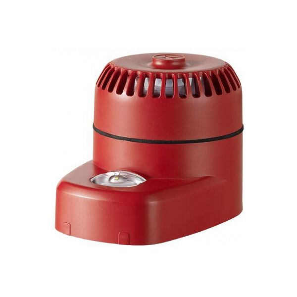 Оповещатель комбинированный красный (звуковой и красный маяк) (ROLP-LX-RR)
