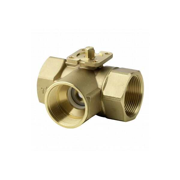 клапан шаровой 3-ходовой, внутренняя резьба, PN40, DN20, KVS 6.3 (VBI61.20-6.3)