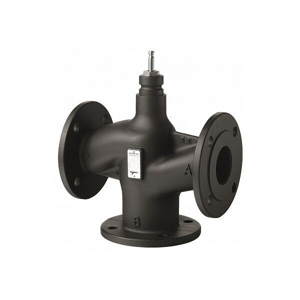 Клапан регулирующий, 3-ходовой седельный, фланцевый, PN16, DN65, KVS 63 (VXF43.65-63)