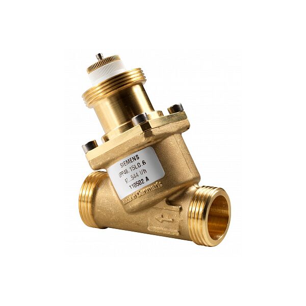 КОМБИКЛАПАН, ВНЕШНЯЯ РЕЗЬБА, PN25, DN20, 125…1450 Л/Ч (VPP46.20F1.4)