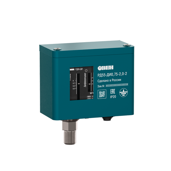 РД55-ДИ реле избыточного давления для насосов, систем водоснабжения и котельных