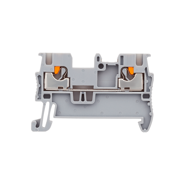 Клемма push-in проходная, 1.5 мм², серая, изображение 2