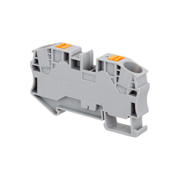 Клемма push-in проходная, 16 мм², серая, изображение 4