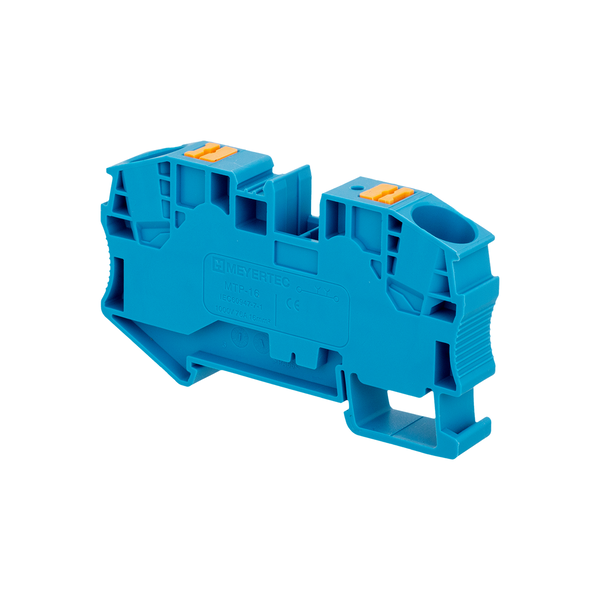 Клемма push-in проходная, 16 мм², синяя, изображение 4