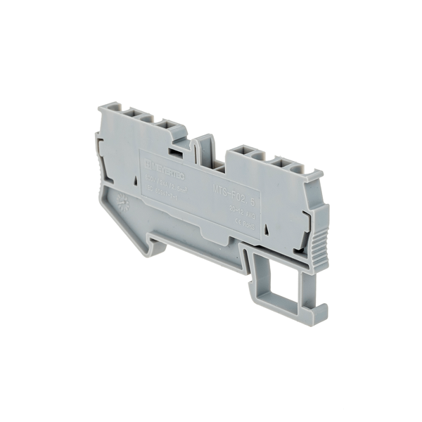 Клемма пружинная четырехпроводная,  2.5 мм², серая, изображение 3