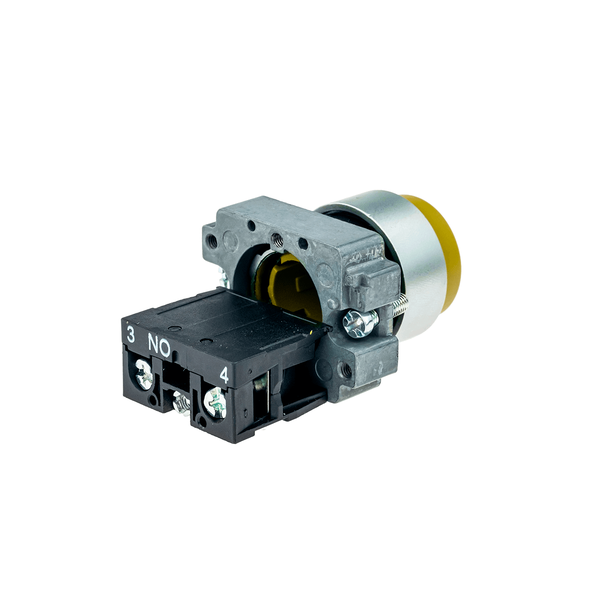 Кнопка выступающая, желтая 1NO, изображение 4