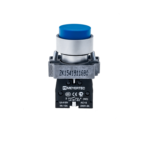 Кнопка выступающая, синяя 1NO, изображение 2