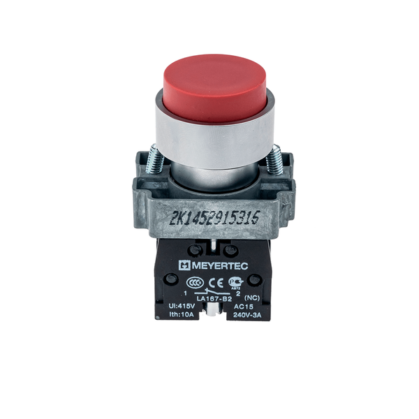 Кнопка выступающая, красная 1NC, изображение 3