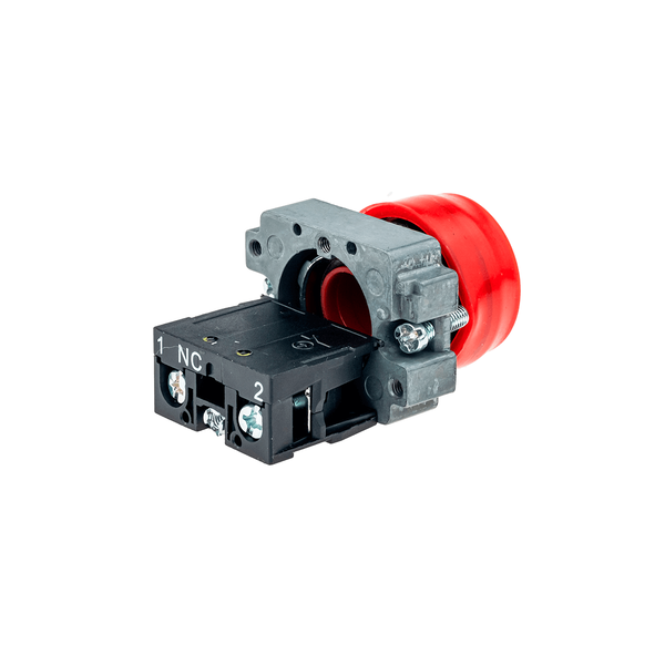 Кнопка в кожухе, красная 1NC, изображение 2