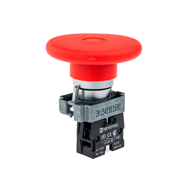 Кнопка грибовидная тяни-толкай, 1NC 60 мм, изображение 4