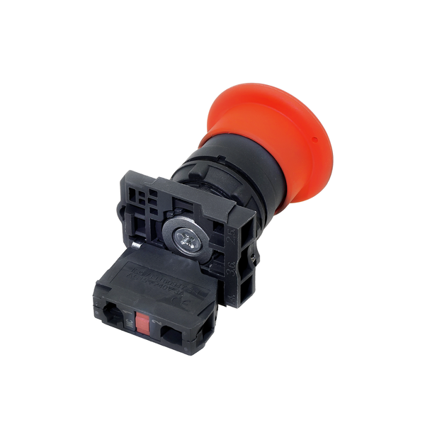 Кнопка грибовидная "тяни-толкай", красная, 40 мм, 1NC, IP65, пластик, изображение 4