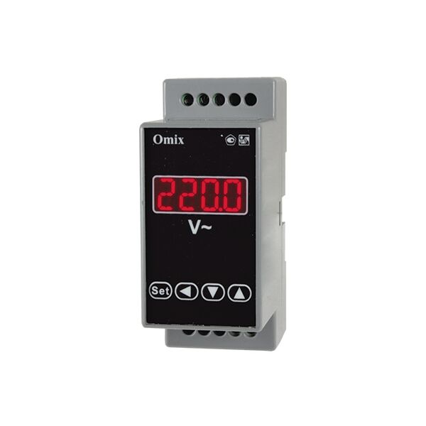 Вольтметр однофазный на DIN-рейку Omix D2-V1-1