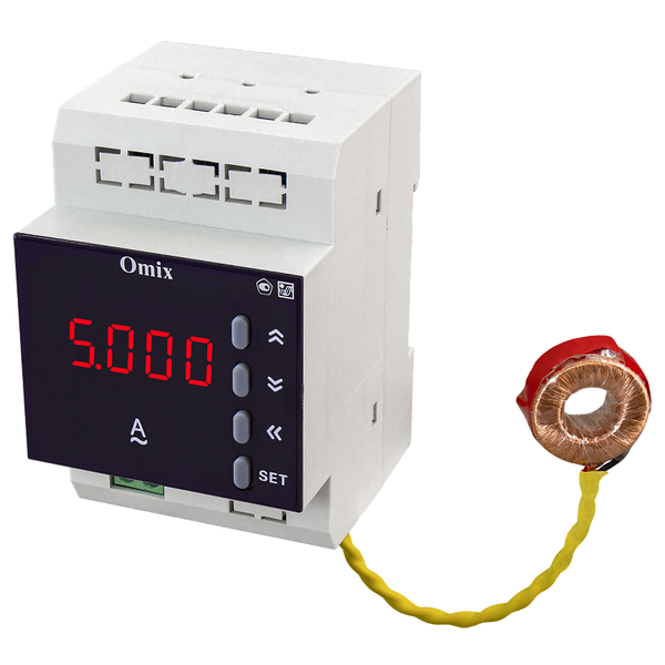 Амперметр однофазный на DIN-рейку Omix D3-A1-1-N9