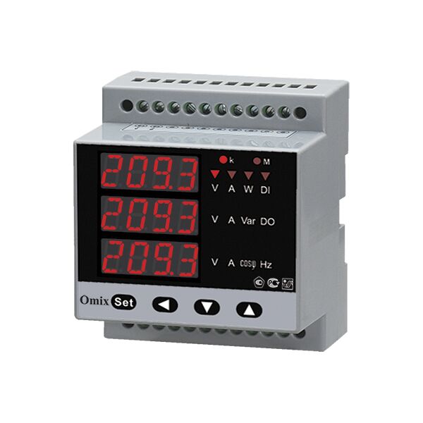 Мультиметр трехфазный на DIN-рейку Omix D4-M3-3