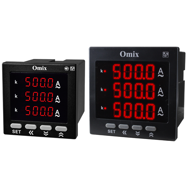 Амперметр трехфазный щитовой Omix AZ3-3