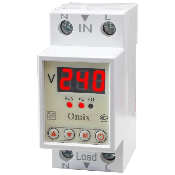 Вольтметр однофазный на DIN-рейку Omix D2-V1-1-K6