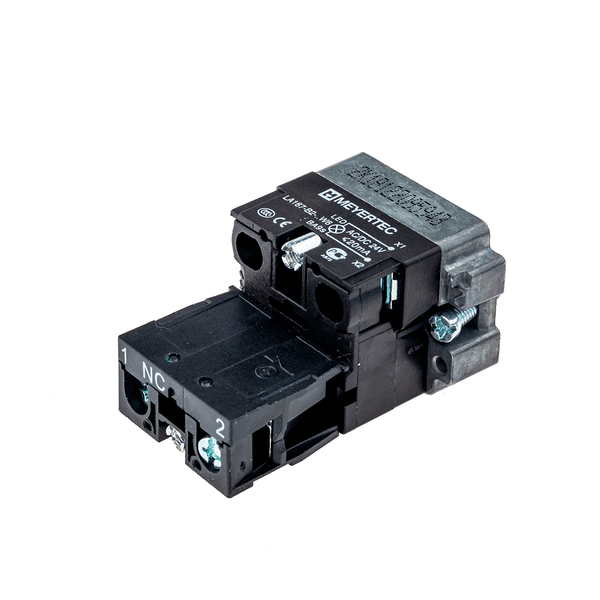 Основание с подсветкой 1NC красный 24V, металл, изображение 2