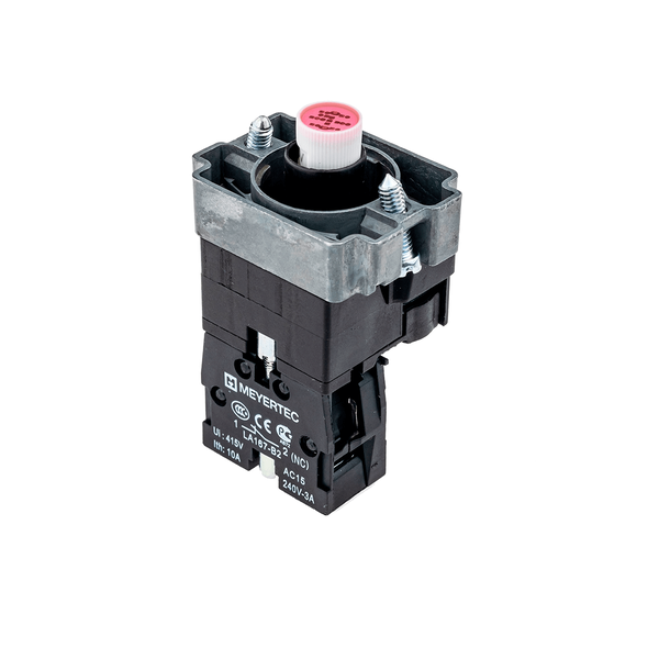 Основание с подсветкой 1NC красный 220V, металл, изображение 3