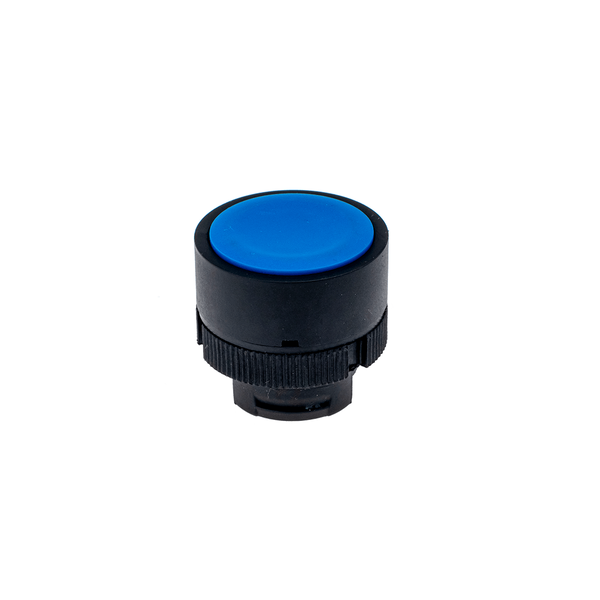 Головка кнопки синий, пластик