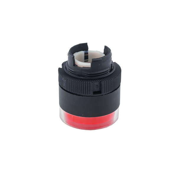 Головка кнопки с подсветкой красный, пластик, изображение 2